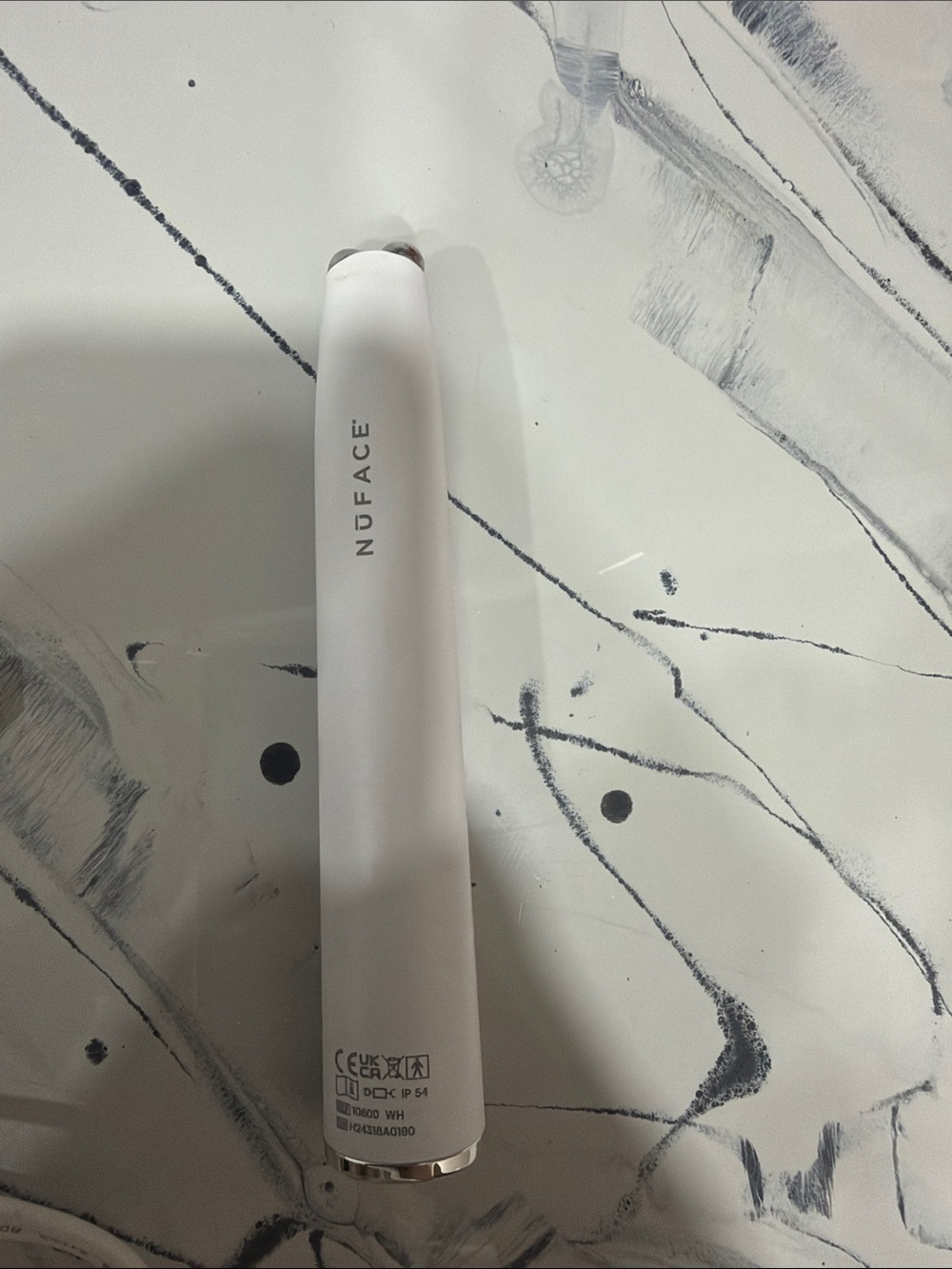 NuFace White Mini Facial Toning Device - White